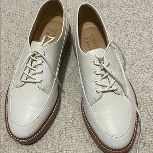 Naturalizer Cream Leather Derbys